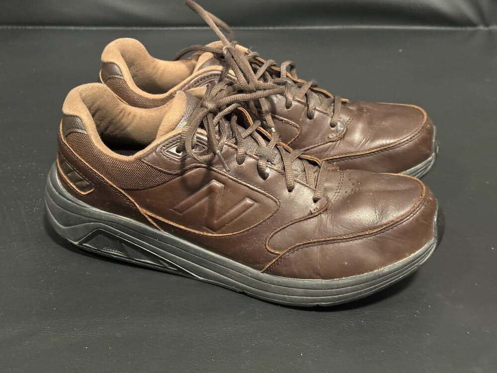 New Balance 928v3 Walking Shoes Brown Leather 11.5M  13W